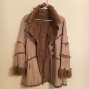 Shearling lambskin coat Kenzo Jungle